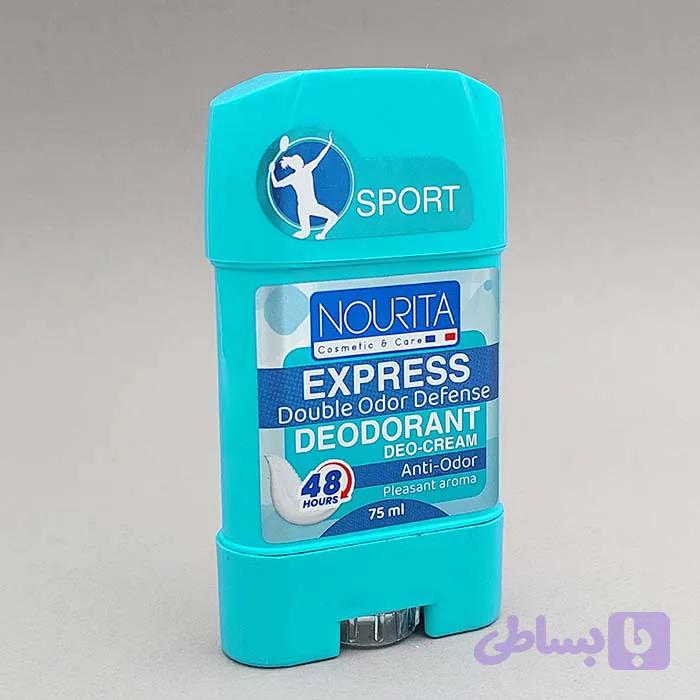 استیک کرمی خوشبوکننده بدن نوریتا NOURITA مدل اکسپرس حجم 75 گرم 92329
