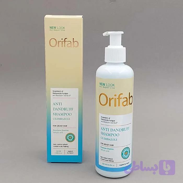 شامپو ضد شوره اوری فاب Orifab مناسب موی چرب حجم 250 میل 93656