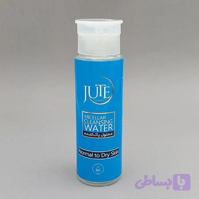 محلول پاک کننده آرایش چشم و صورت ژوت JUTE مناسب پوست چرب حجم 200 میل 93679