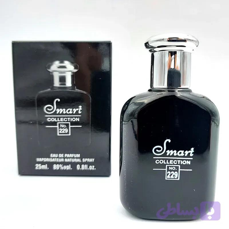 ادکلن اسمارت پولو بلک کالکشن 229 smart حجم 25 میل کد 91648
