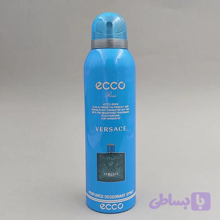 اسپری خوشبو کننده بدن اکو ecco مدل VERSACE حجم 200 میل 90547