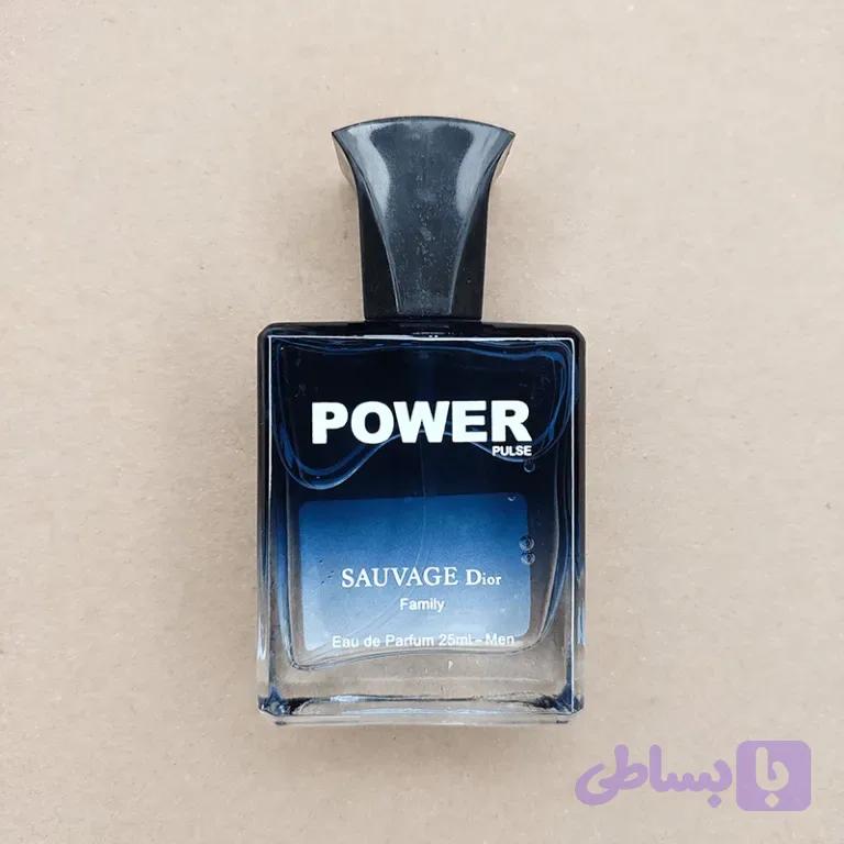 عطر جیبی مردانه ساواج دیور پاور پالس POWER PULSE SAUVAGE Dior حجم 25میل 90157