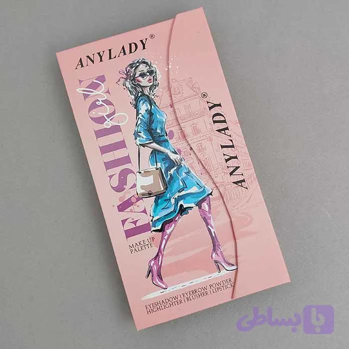 پالت سایه کیفی چندکاره آنی لیدی ANYLADY مدل (2) FASHION حجم 90 گرم کد 93038