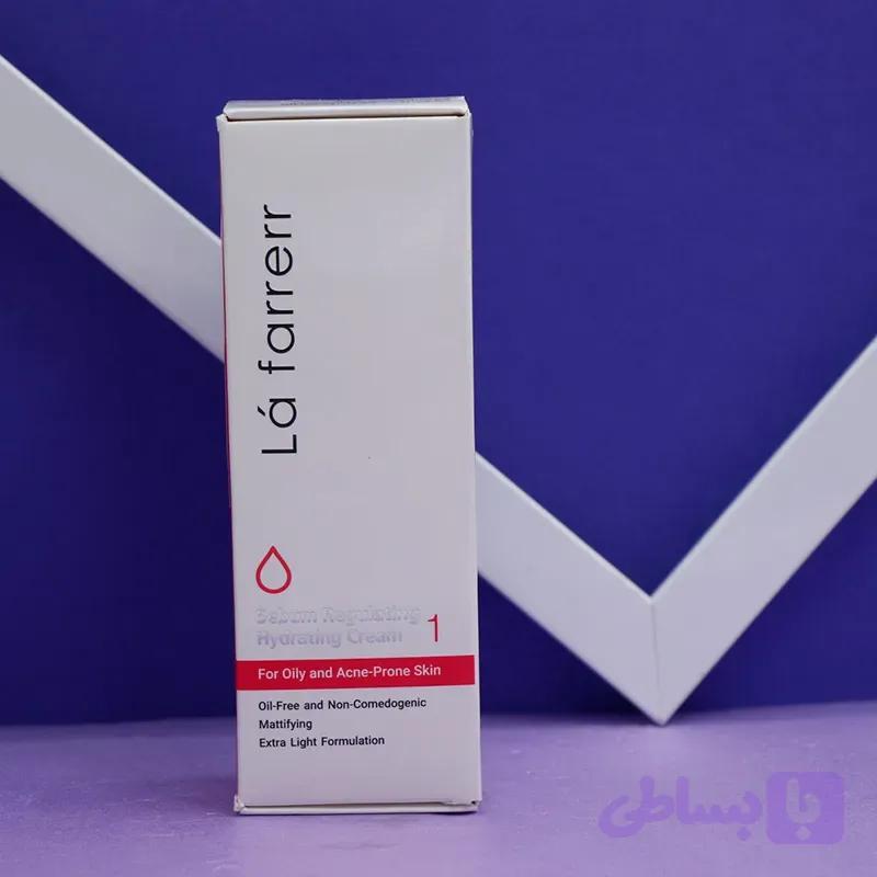 کرم کنترل کننده چربی و آبرسان شماره یک لافارر Lafarrerr مناسب پوست چرب و مستعد آکنه حجم 75 میل 92616
