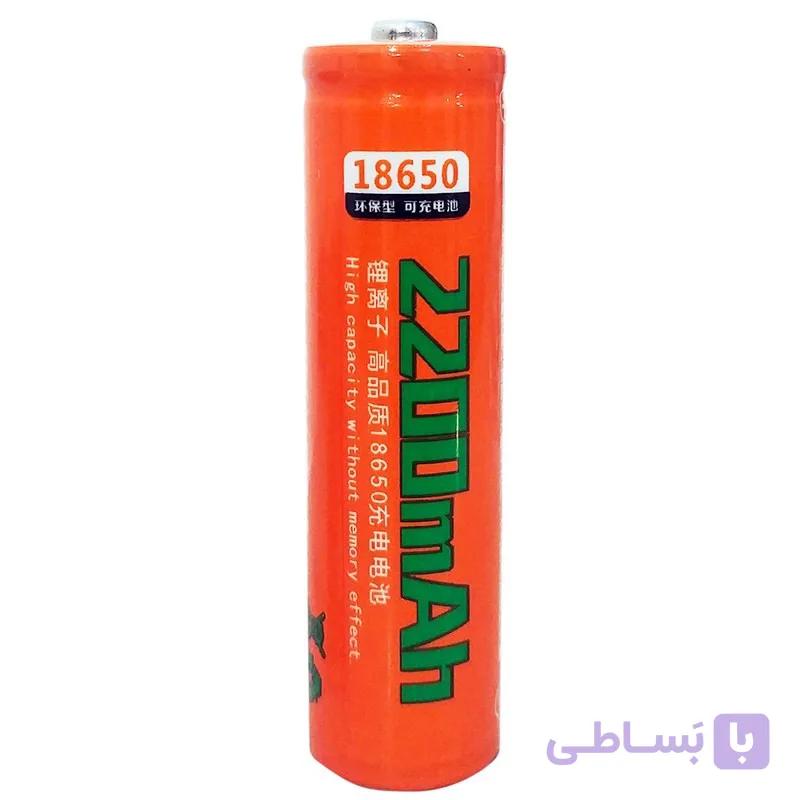 باتری نوک دار سایز 18650 2200 میلی آمپر اسمال سان