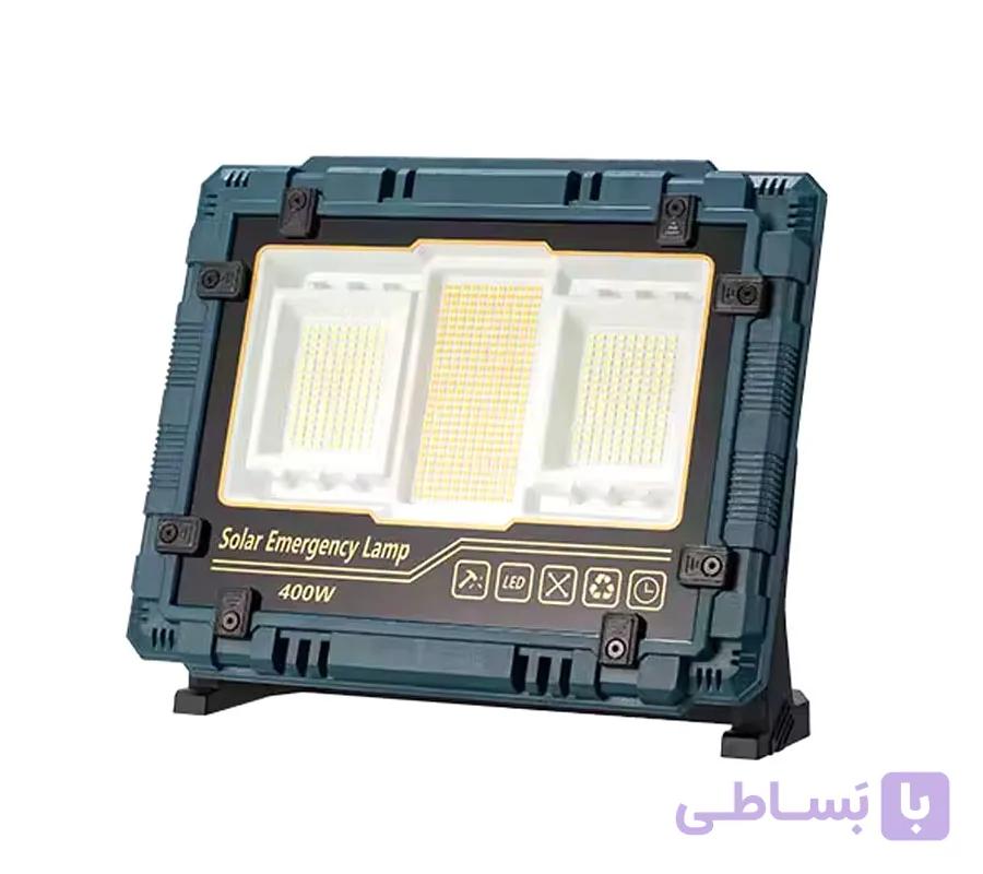 چراغ پروژکتور شارژی خورشیدی 400 وات