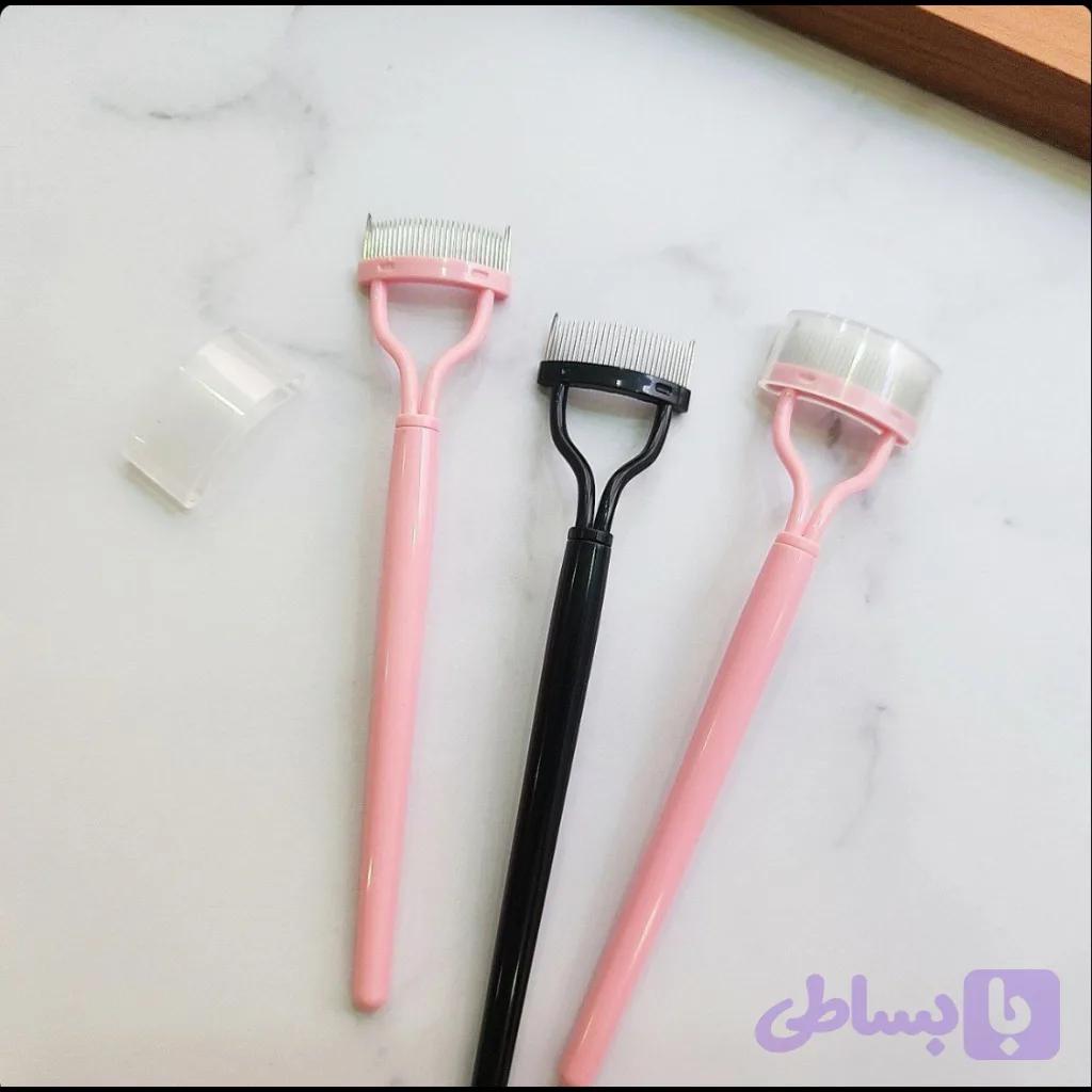 برس فلزی مژه و ابرو — تصویر 1