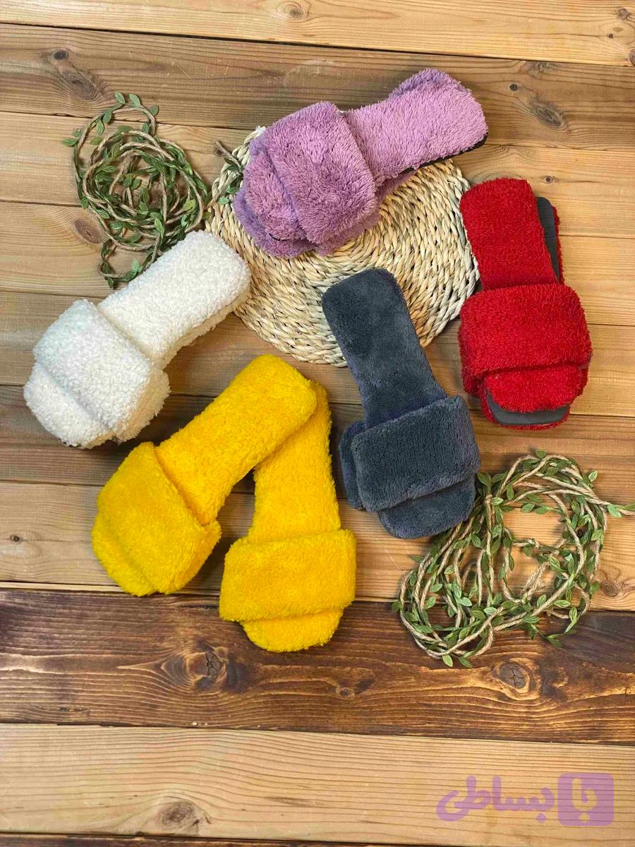 دمپایی حوله ای دخترانه و زنانه