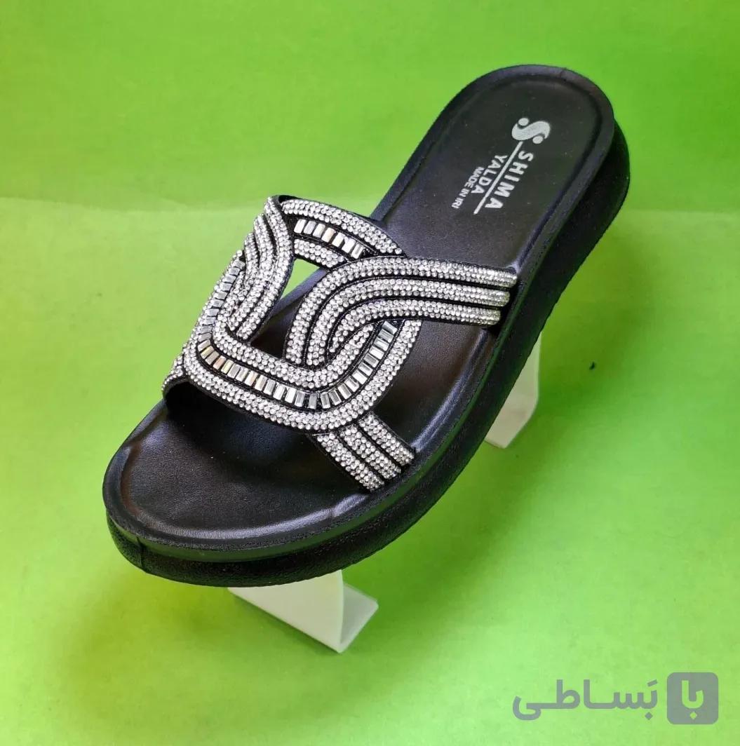 صندل نگین دار طبی شیما زنانه مدل یلدا زیبا و بادوام