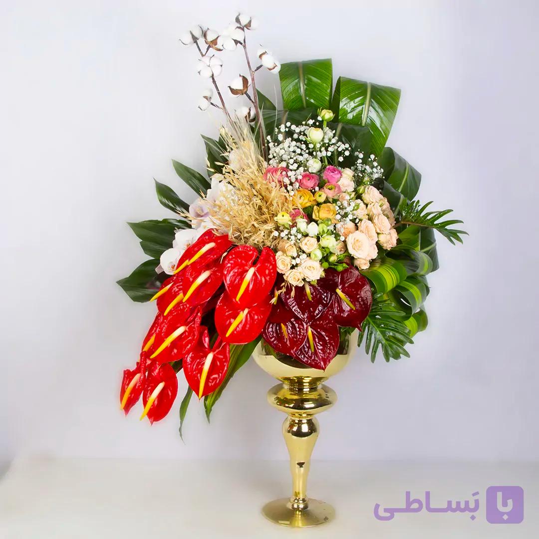جام گل نامزدی کد 7300+ارسال رایگان |باختر