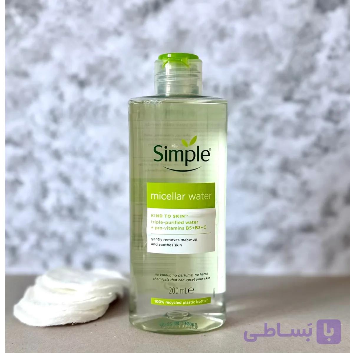 میسلار واتر سیمپل مدل GENTLY REMOVES