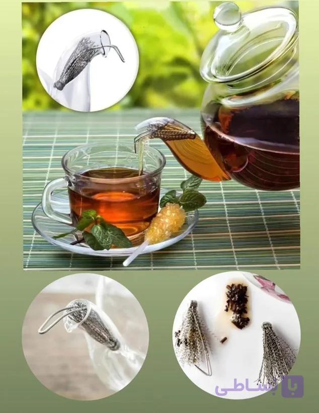توری صافی چای قوری استیل صافی چتری