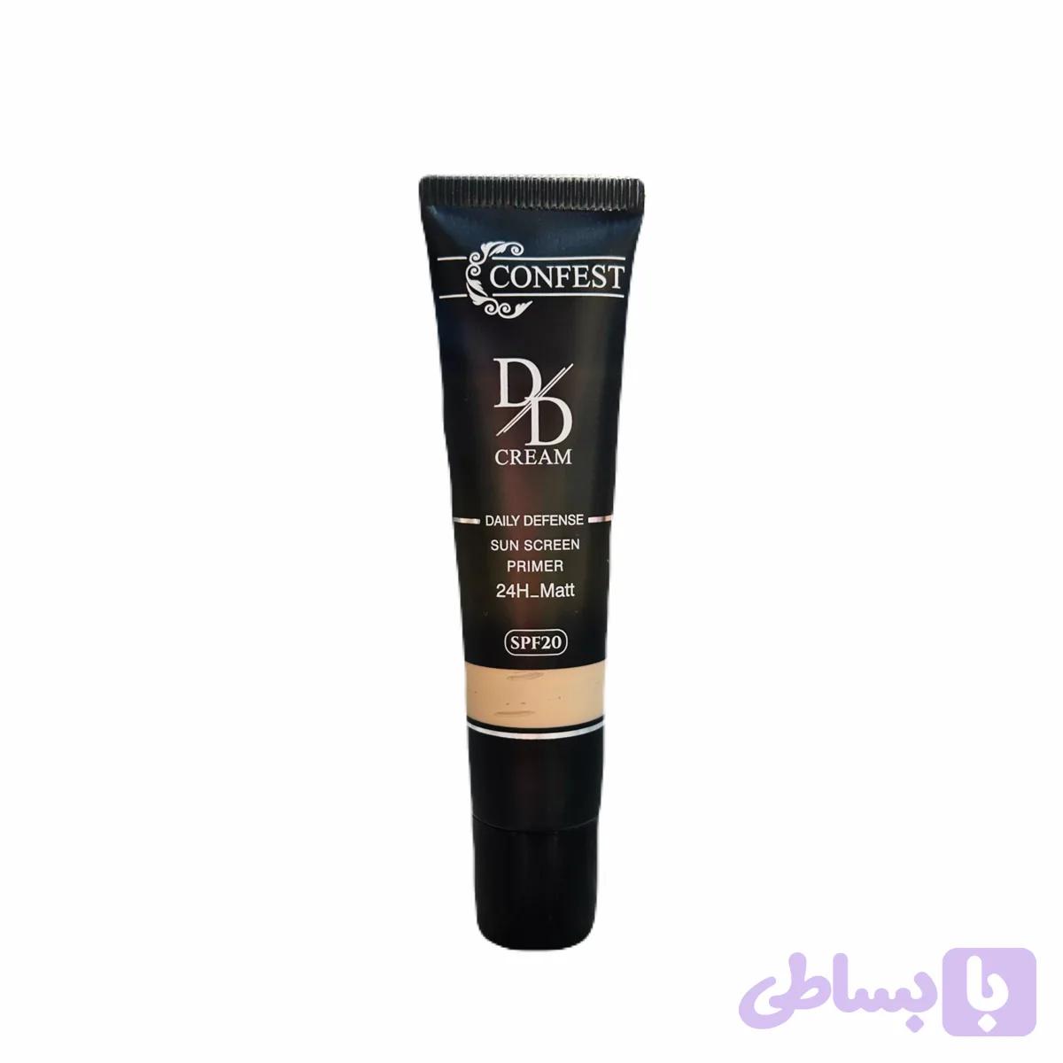کرم‌پودر تیوپی DD کانفست SPF 15 – پوشش سبک و یکدست با جلوه طبیعی حجم 40 میلی لیتر