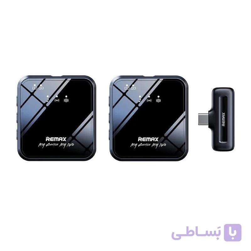 میکروفن یقه ای ریمکس مدل K12 با درگاه اتصال تایپ سی — تصویر 1
