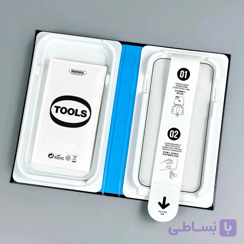 گلس آیفون 16 ریمکس با نصب آسان — تصویر 1
