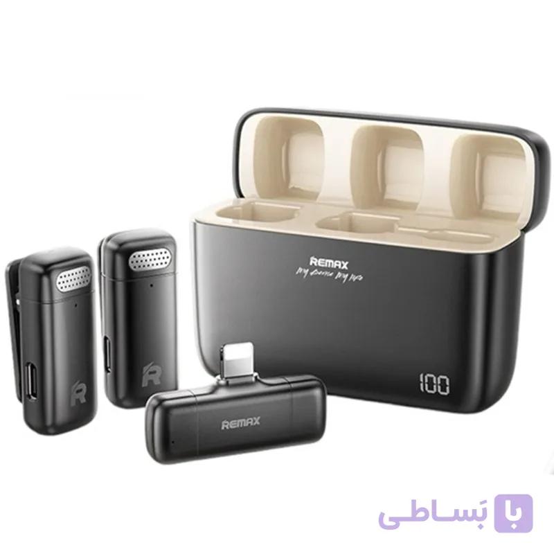 ست میکروفن بی سیم ریمکس مدل  K15 IPH آیفونی — تصویر 1