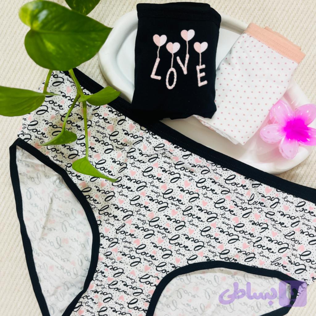 شورت زنانه طرح love — تصویر 1