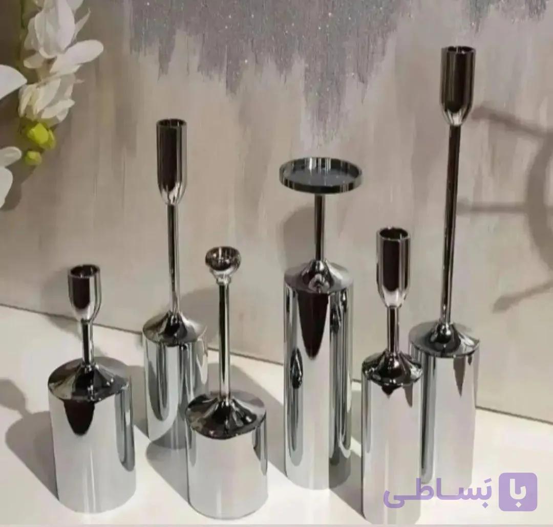 شمعدان رومیزی پک ۶ عددی وارداتی