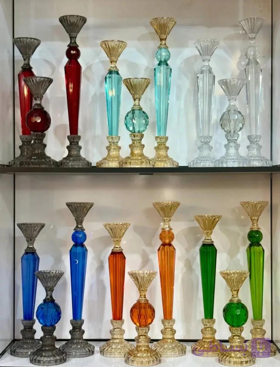 شمعدان کریستالی وارداتی ۳سایز