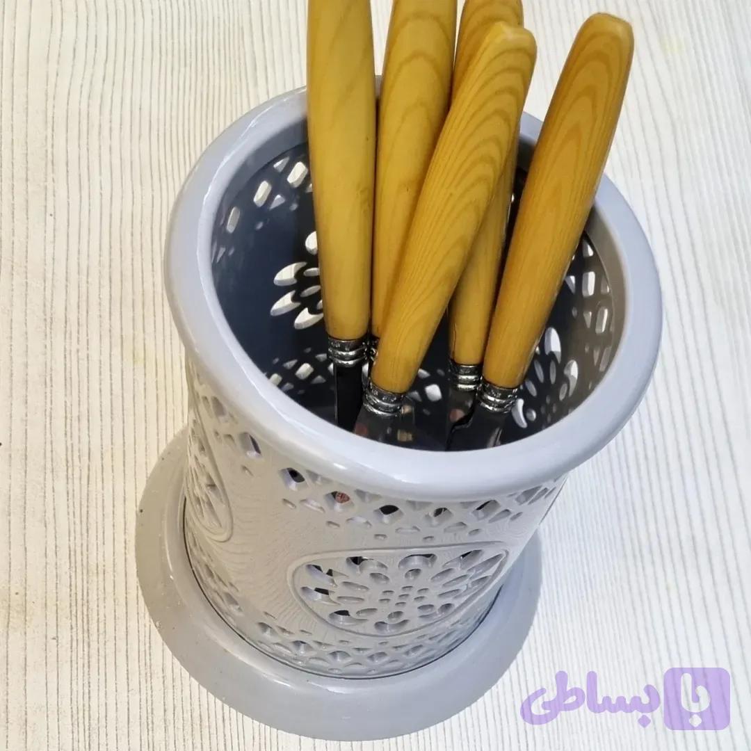 جا قاشقی رومیزی پلاستیکی