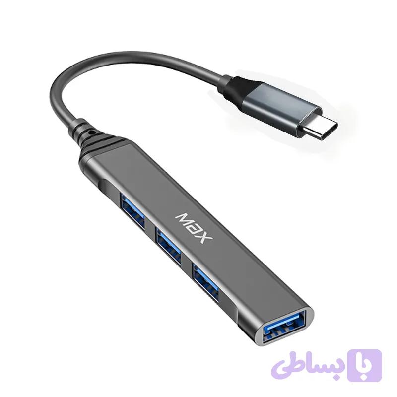 هاب تایپ سی تویین مکس مدل V31 — تصویر 1