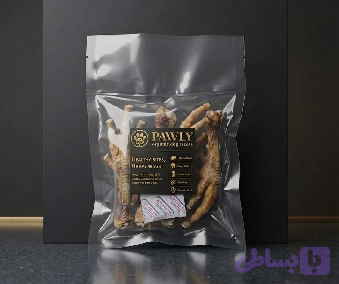 پای مرغ تشویقی سگ ارگانیک پاولی pawly