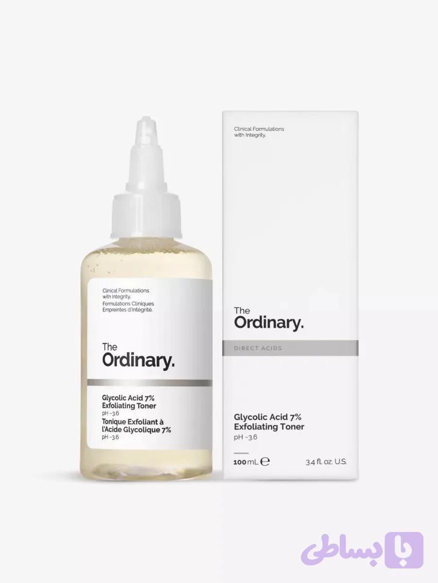 تونر گلیکولیک اسید اوردینری ۷٪ (۱۰۰ میل) The Ordinary Glycolic Acid toner