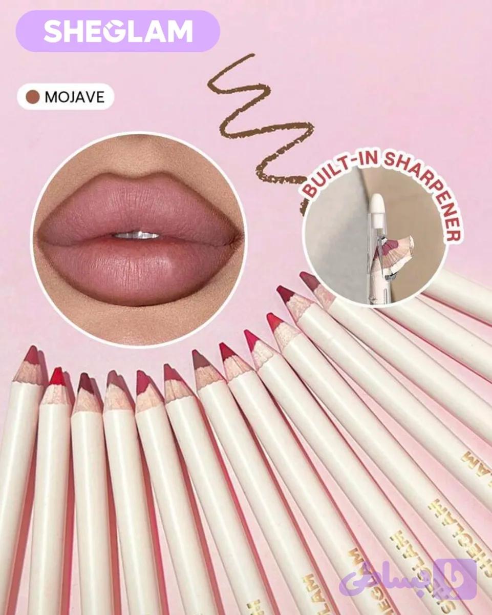 خط لب شیگلم رنگ موهاوی mojave