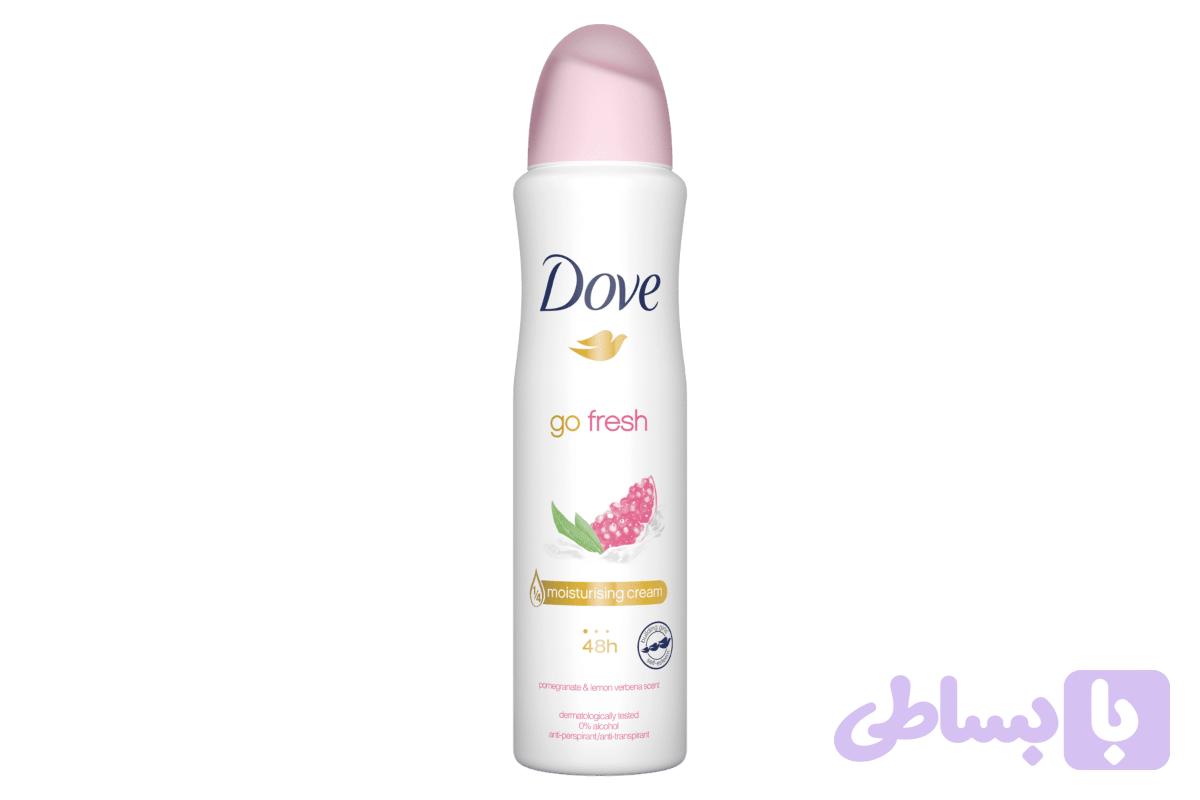 اسپری ضد تعریق داو Dove با رایحه انار و به لیمو زنانه 250 میلی