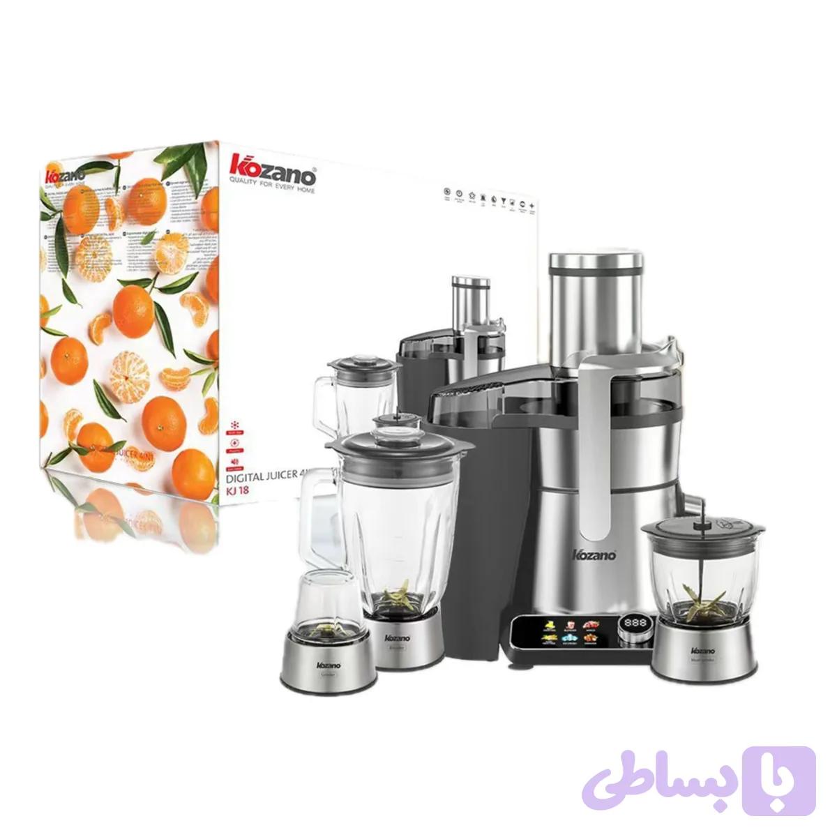 آبمیوه گیری چندکاره کوزانو KJ18 — تصویر 1