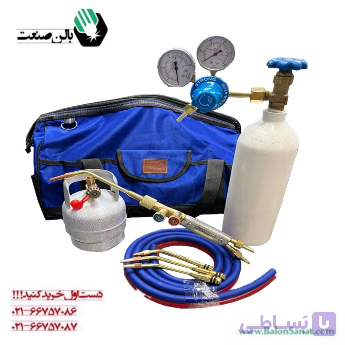 کیف جوشکاری هوا گاز ظرفیت ۵ لیتر با تجهیزات کامل — تصویر 1