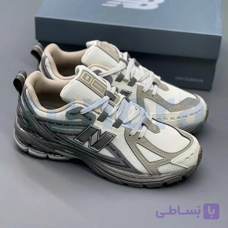 کفش نیوبالانس مدل 1906 رنگ کرمی قهوه‌ای — تصویر 1