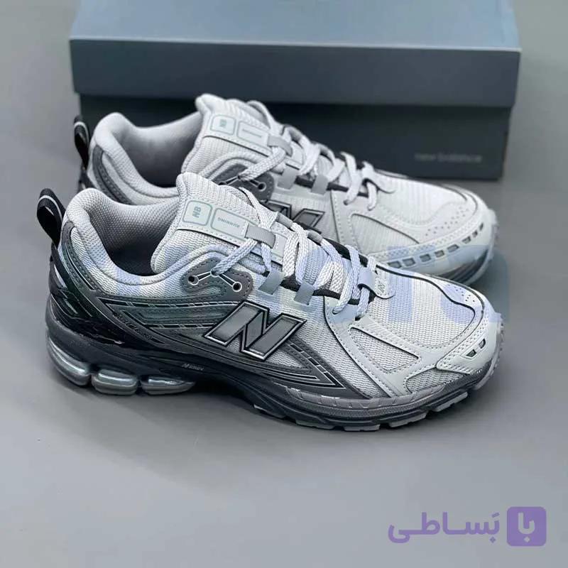 کفش نیوبالانس مدل 1906 رنگ سفید خاکستری — تصویر 1