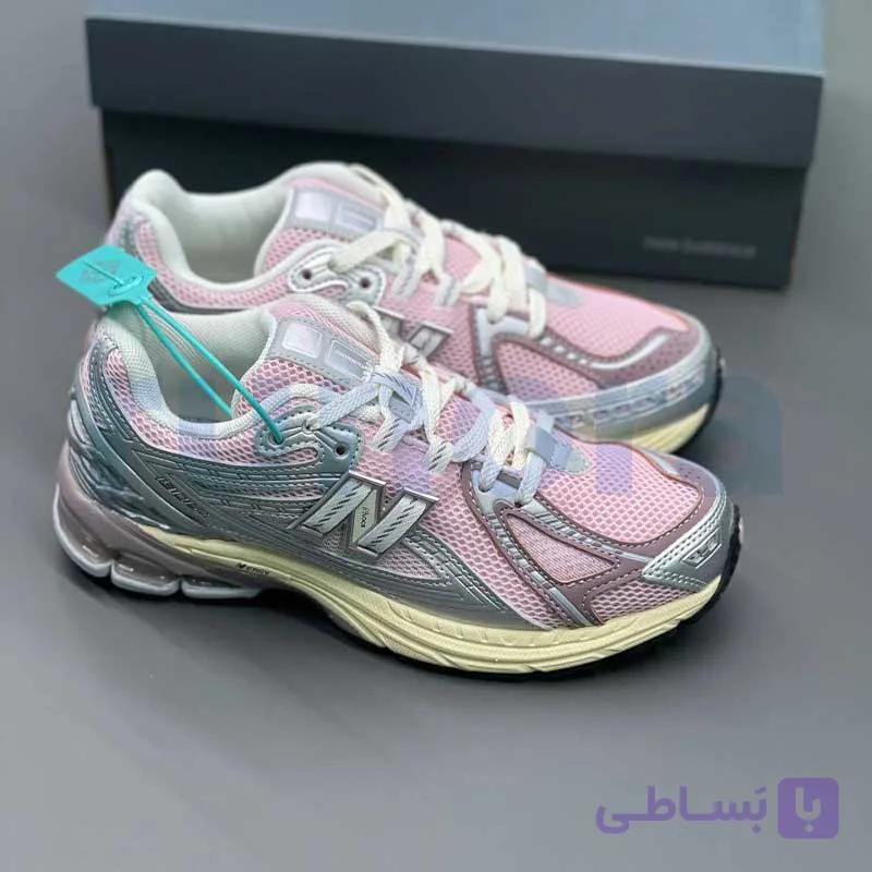 کفش نیوبالانس مدل 1906 رنگ صورتی خاکستری — تصویر 1