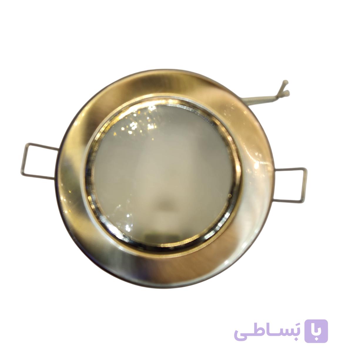 قاب هالوژن ورق گرد شیشه دار برش 8 کد B56
