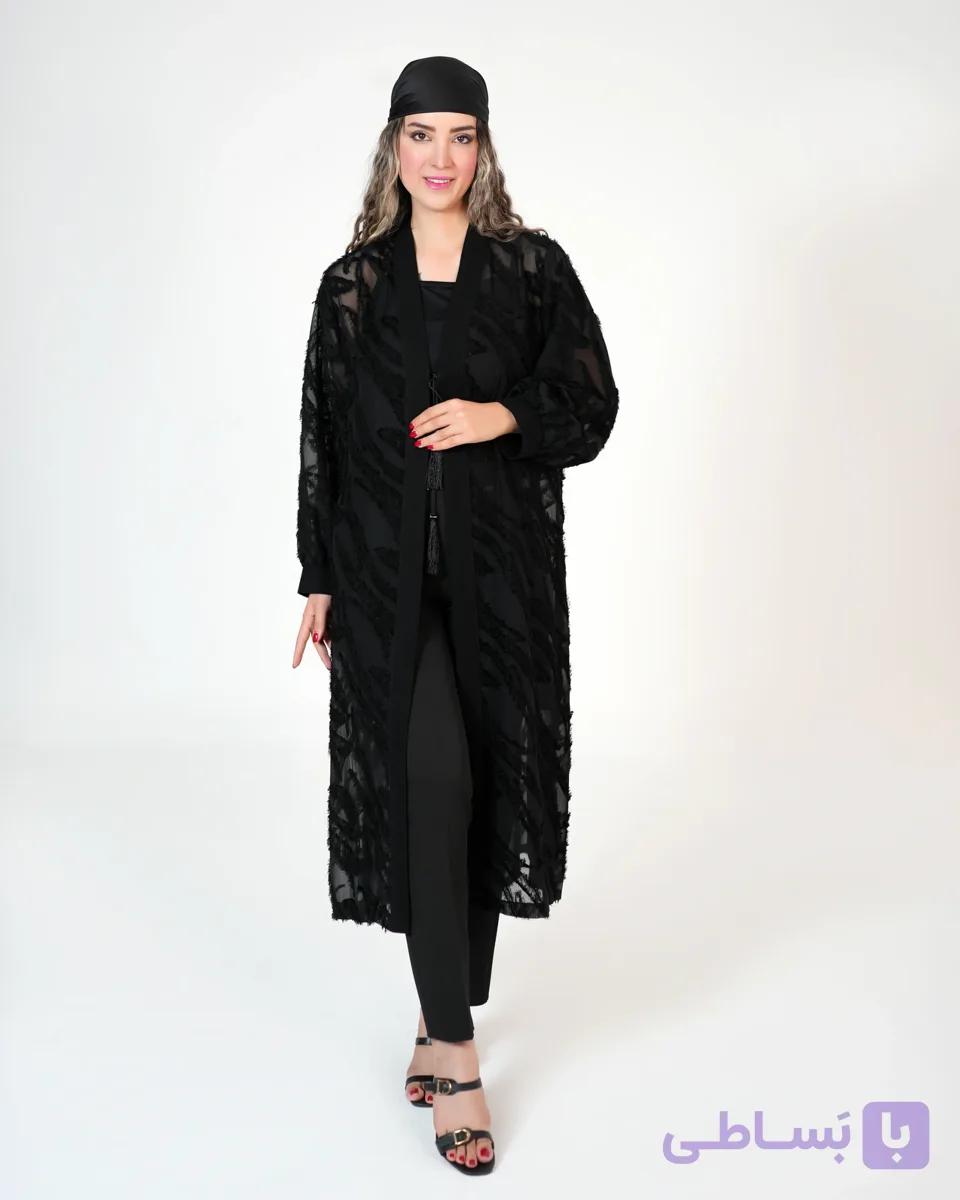 عبای مشکی زنانه یاخما کد 178 (488) — تصویر 1