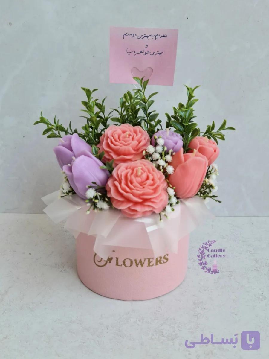 باکس شمع گل مدل آنیل