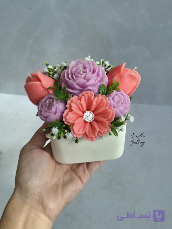 گلدان گل شمعی مدل آیلا