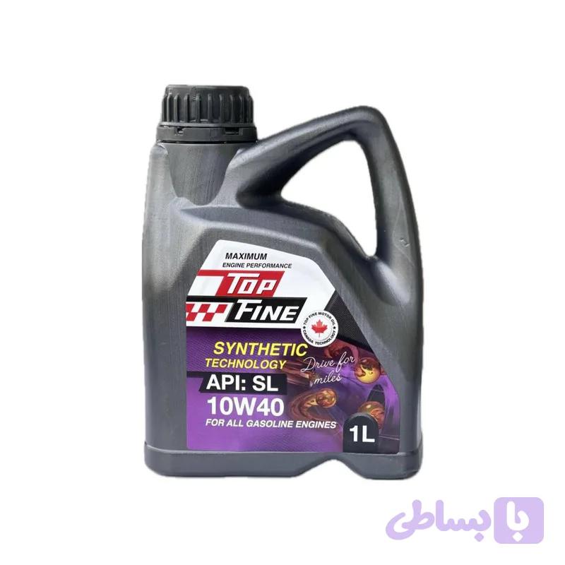 روغن موتور SL10W40 یک لیتری تاپ فاین