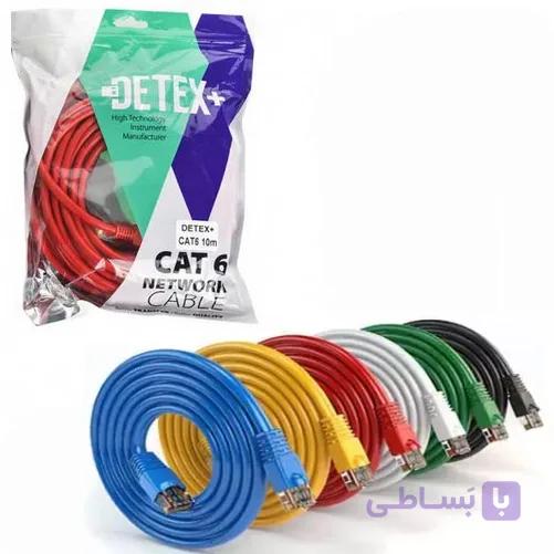 کابل شبکه CAT6 دیتکس پلاس (+DETEX) طول 30 متر