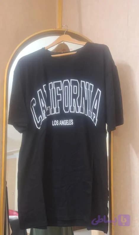 تیشرت لانگ CALIFORNIA | فری سایز(38-46) | راحت، خنک و ترند
