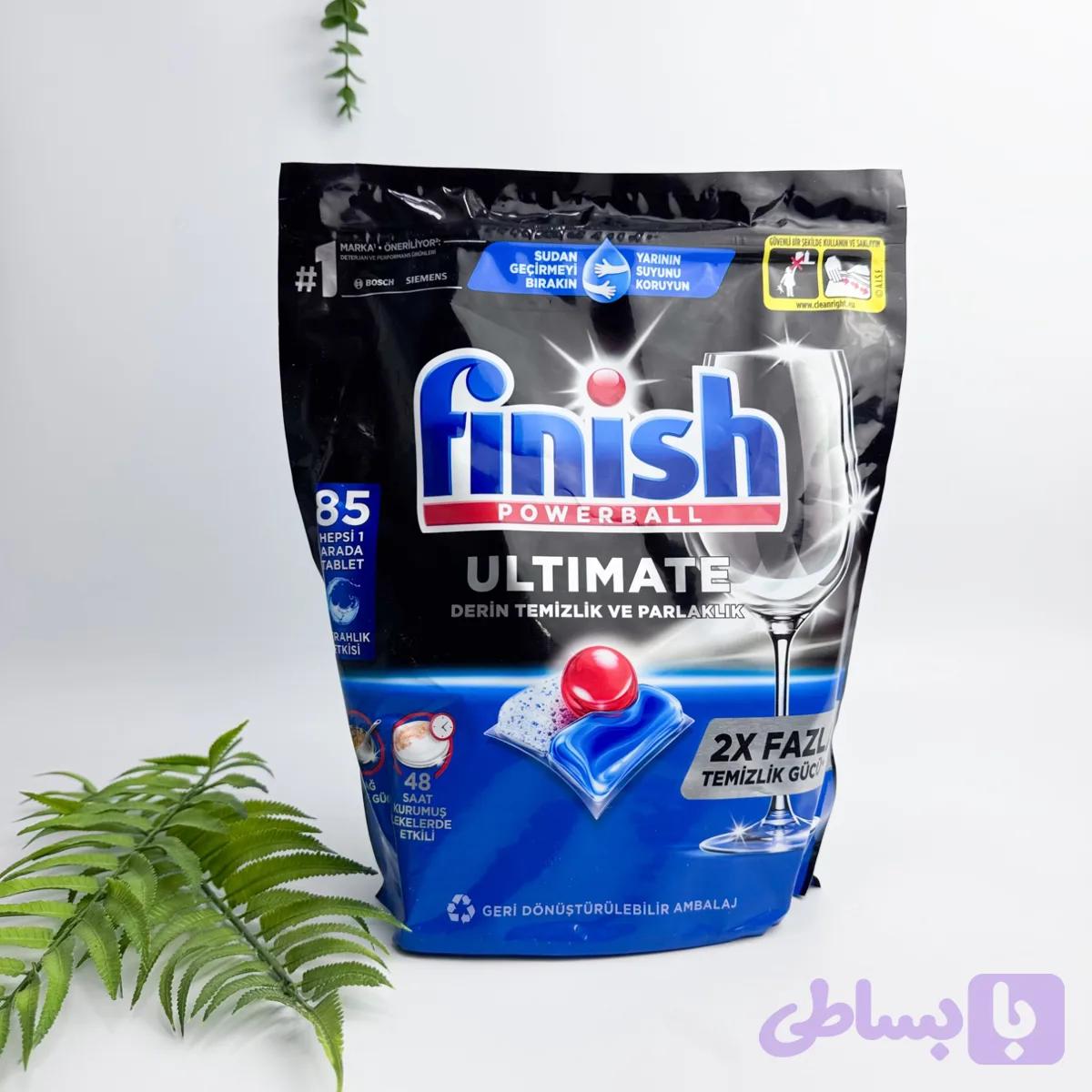 قرص ماشین ظرفشویی فینیش آلتیمیت 85 عددی (Finish Ultimate) — تصویر 1
