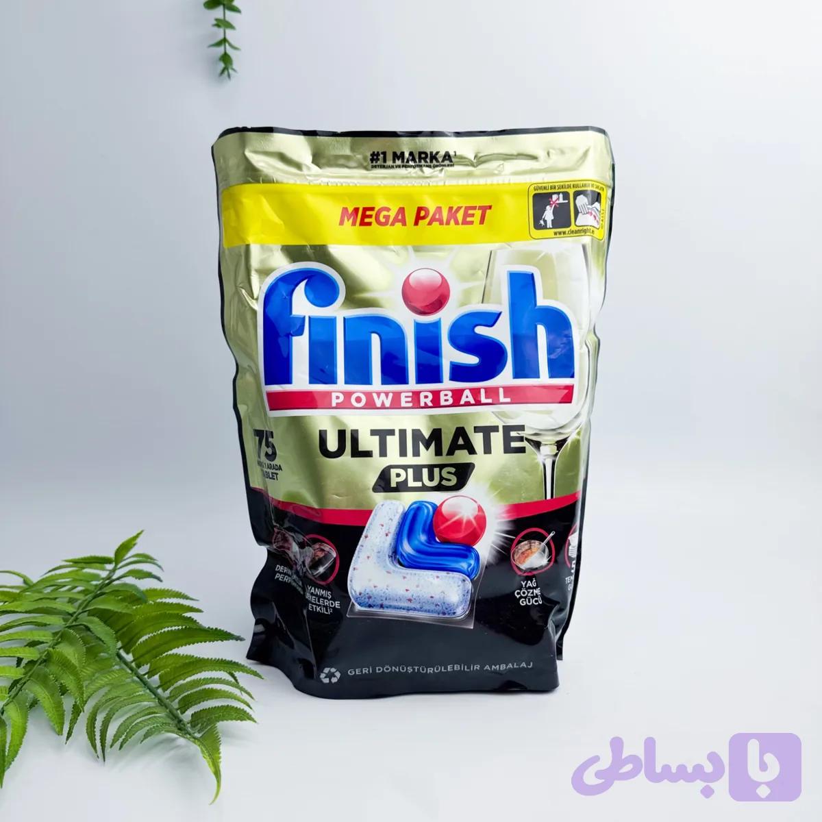 قرص ماشین ظرفشویی فینینش التیمیت پلاس 75 تایی — تصویر 1