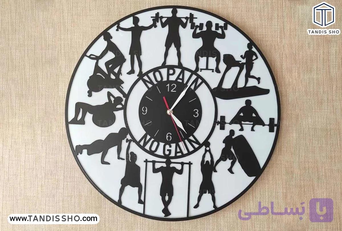 ساعت دیواری طرح ورزشی