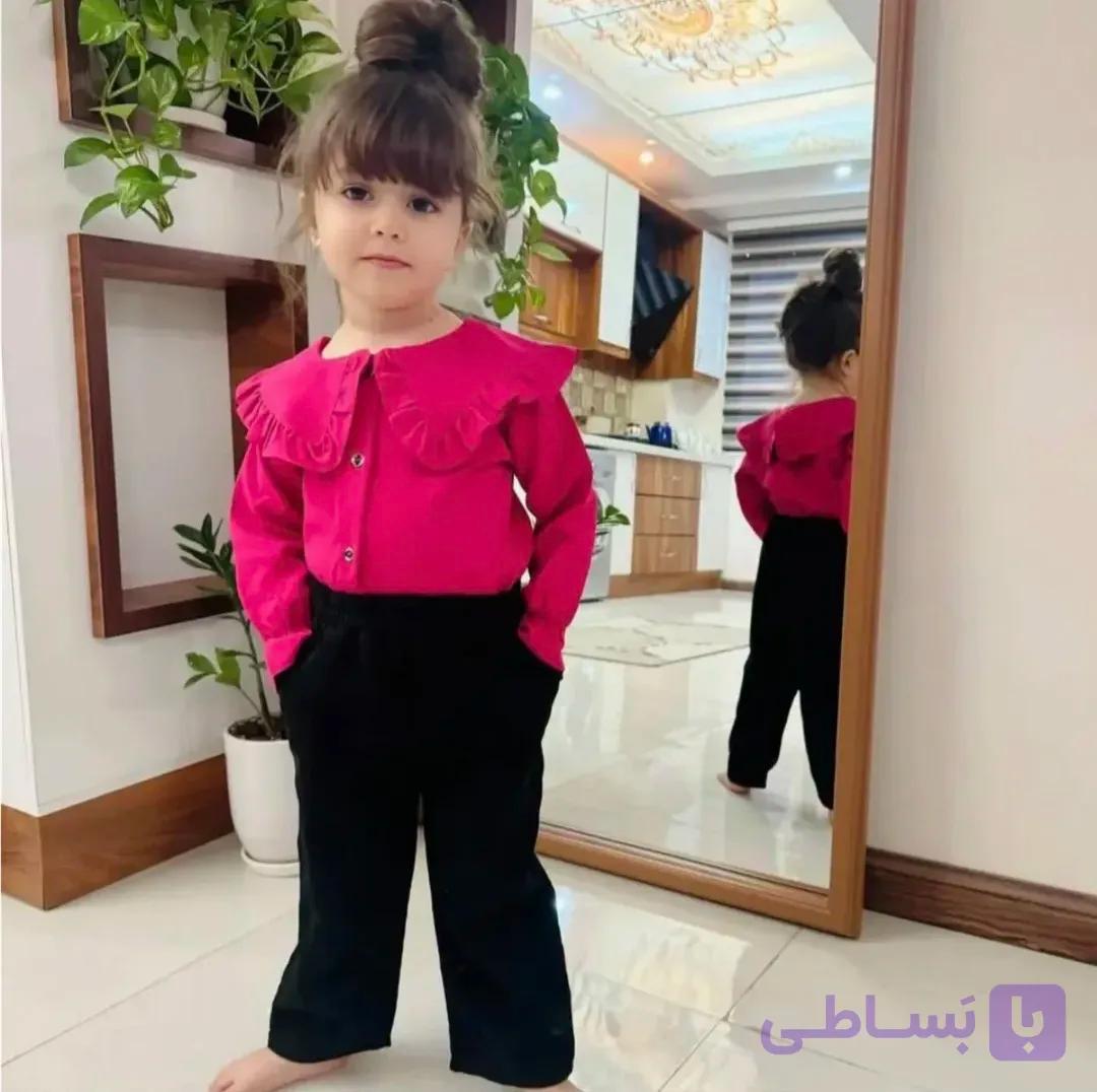 شومیز شلوار بلوزشلوار دخترانه گیسو(۲سال تا ۱۱ سال)