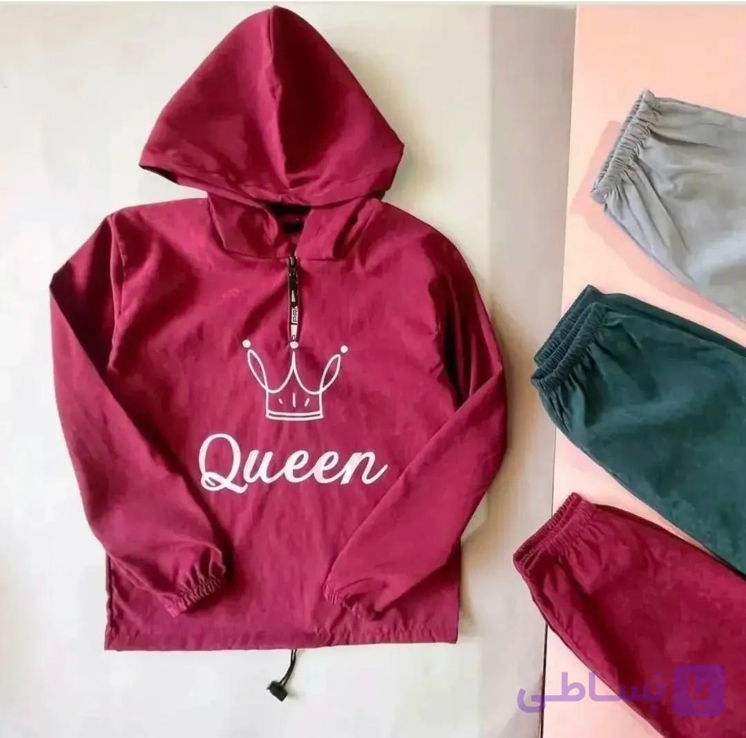 هودی شلوار دخترانه Queen ( ۴ سال تا ۱۰ سال )