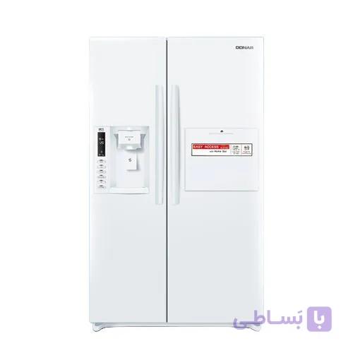 یخچال فریزر ساید بای ساید سری Sx1 سفید مدل D40 دونار