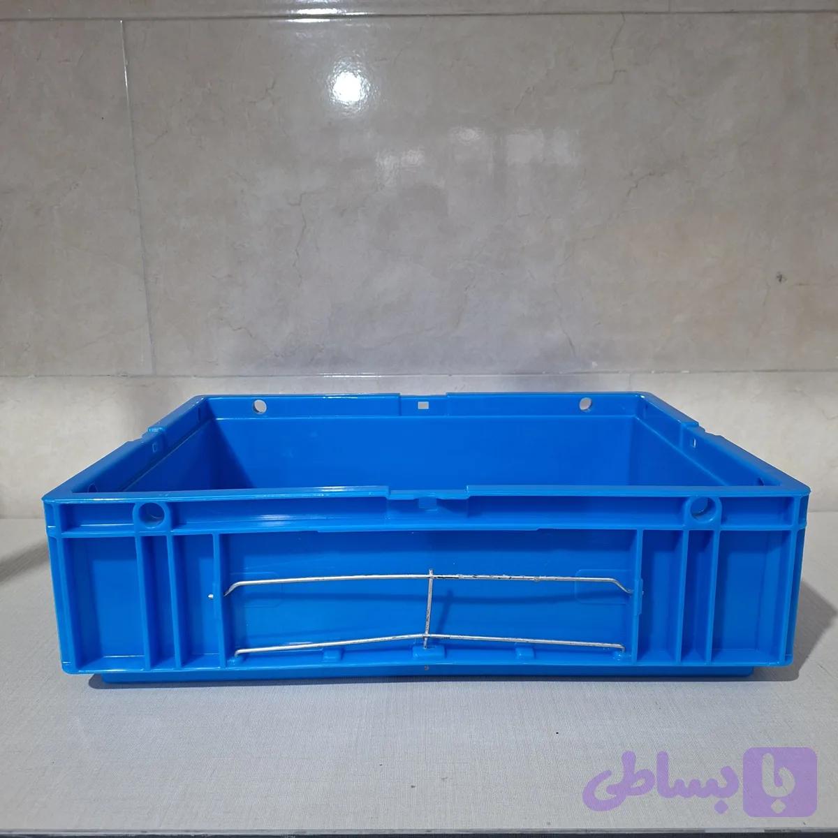 جعبه ( سبد ) پلاستیکی گالیا سایز متوسط رنگ آبی — تصویر 1