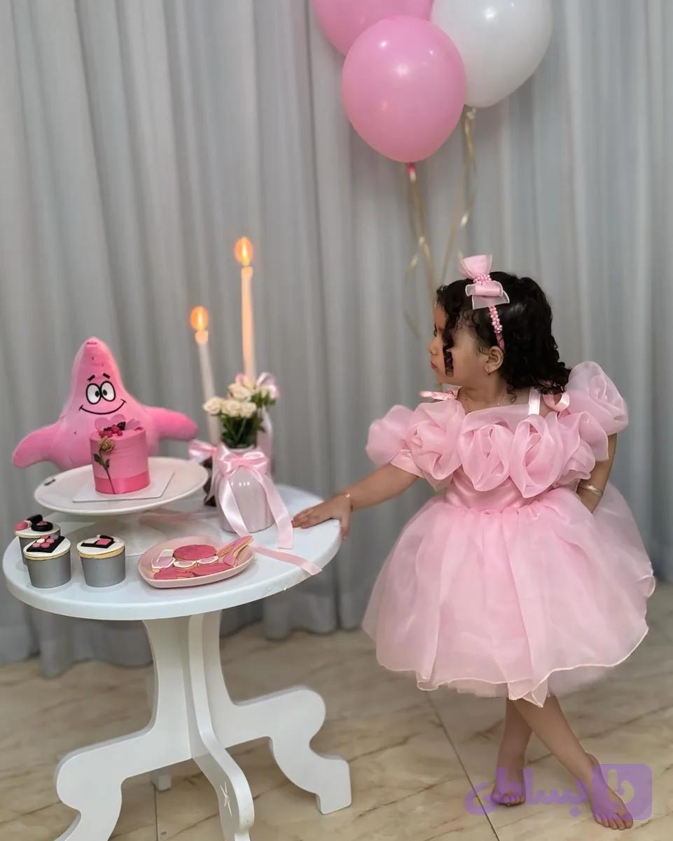 پیراهن پرنسسی مدل رز