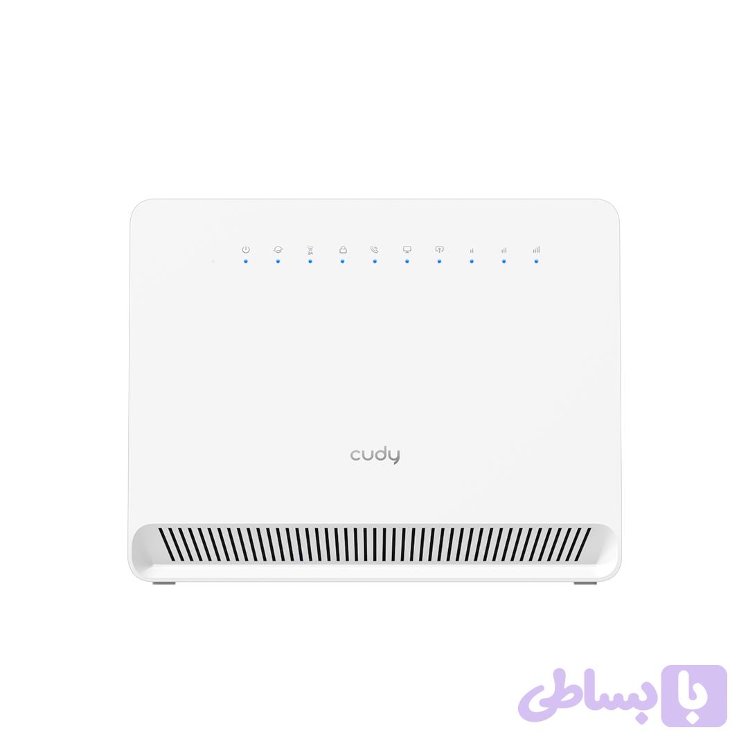 مودم روتر 4G LTE N300 کیودی مدل LT400V با پشتیبانی از تماس صوتی (VoLTE) — تصویر 1